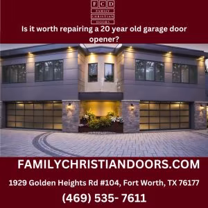 Is it worth repairing a 20 year old garage door opener